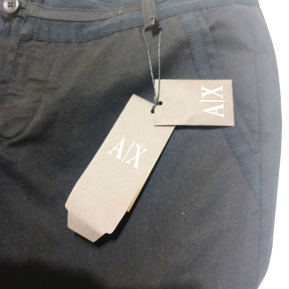 Armani Exchange Black Capri Pants Women's size 6 - Picture 3 of 11